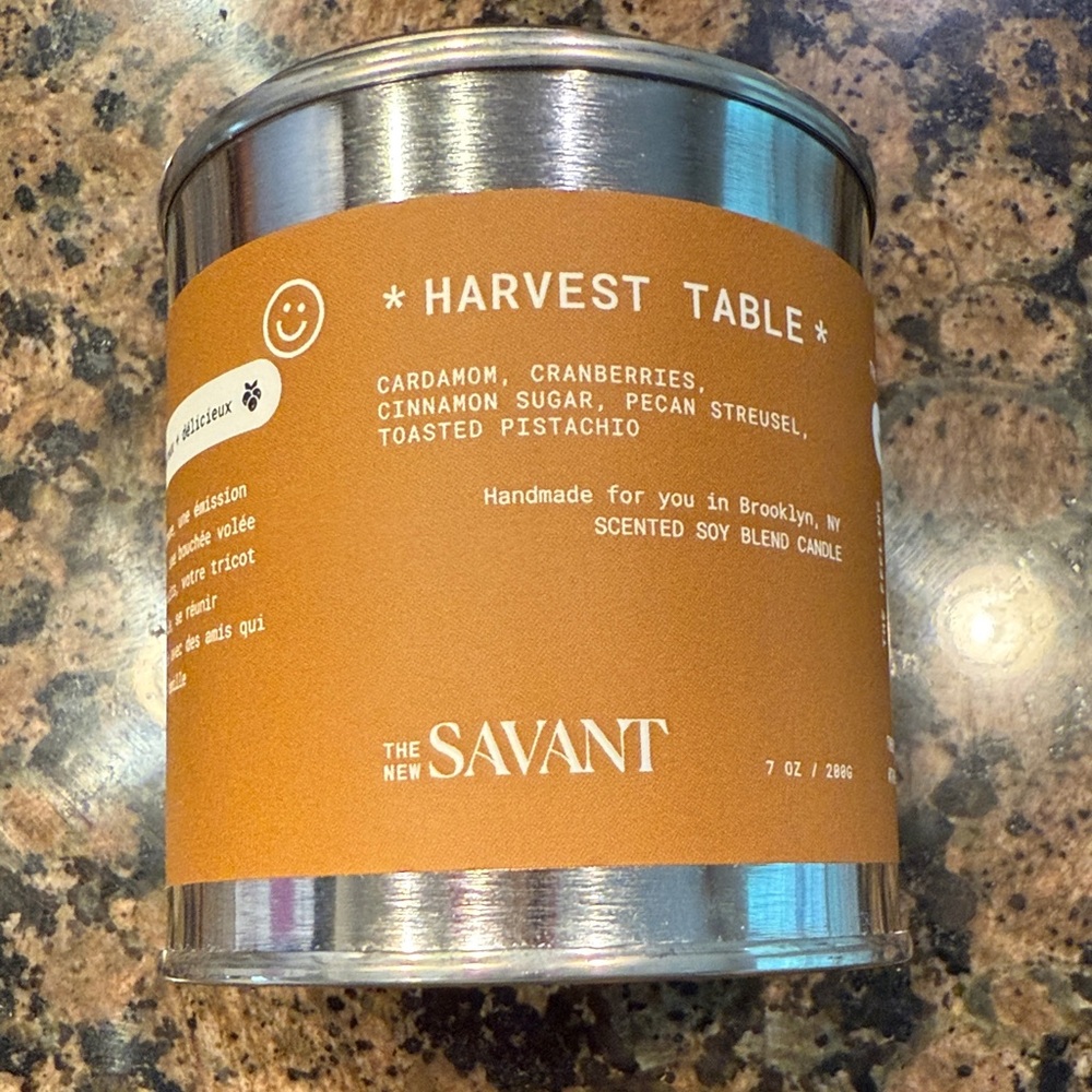 SAVANT Harvest Table Scented Soy Candle